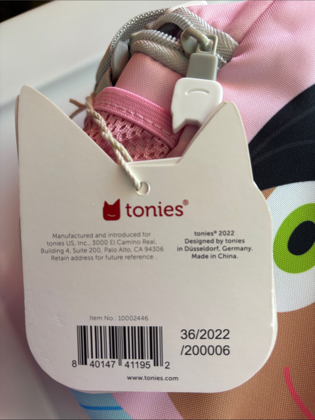 Tonies Pink Fairy Kids Character Bag Carrying Case Nwt — image 2 of 6